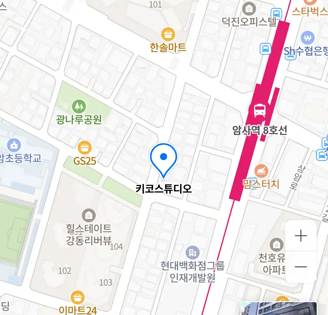 키코스튜디오 위치