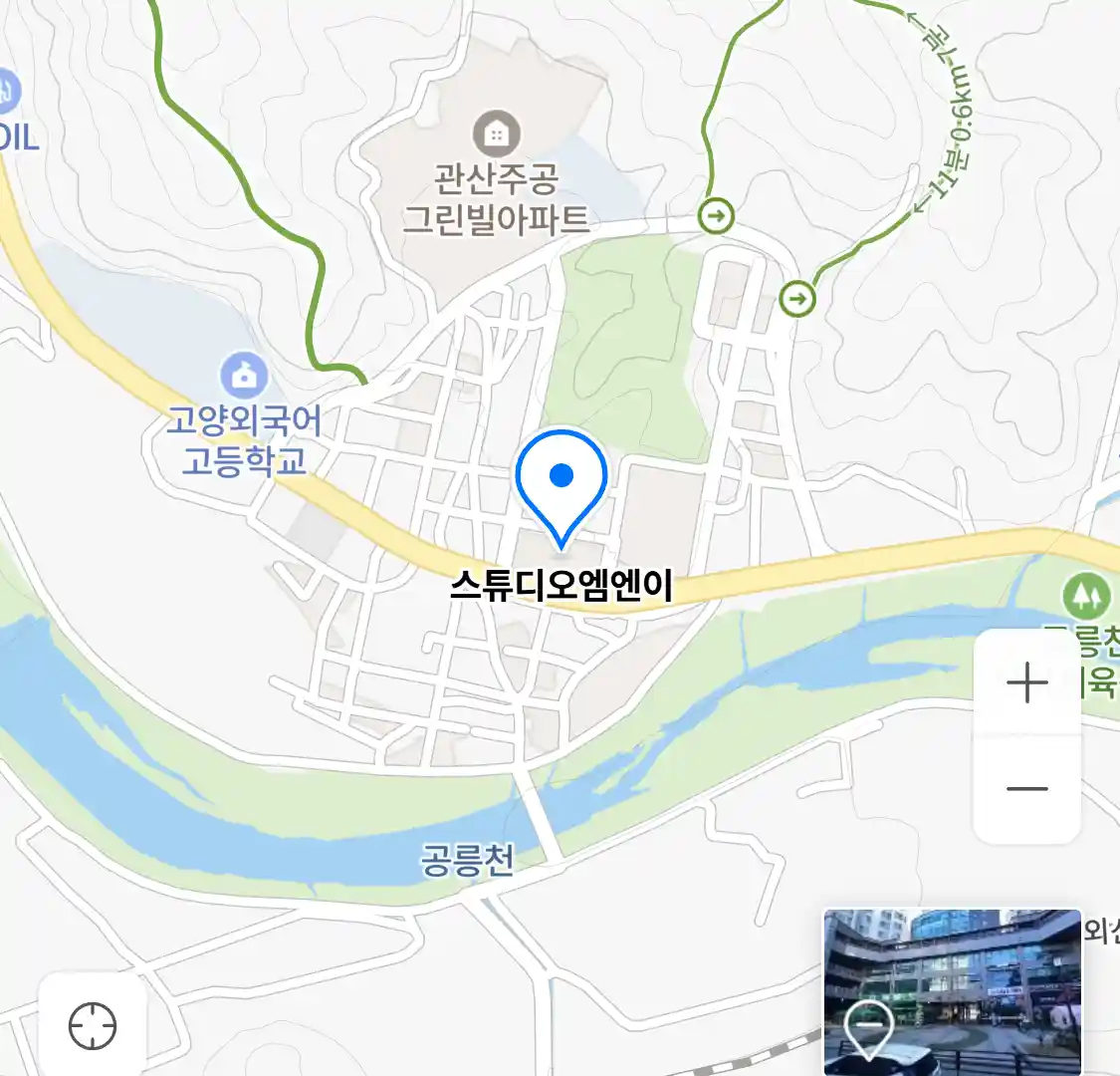 스튜디오엠엔이 위치