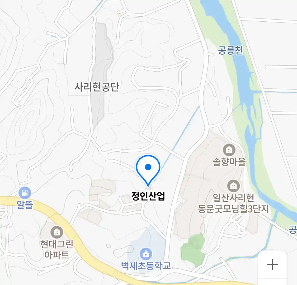 정인산업 위치