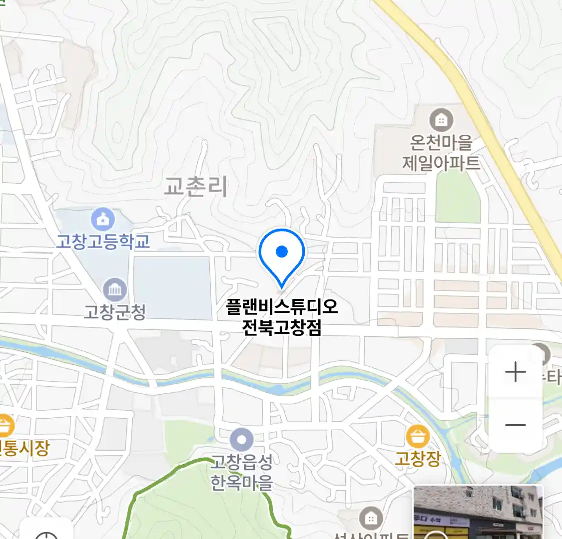 플랜비스튜디오 전북고창점 위치