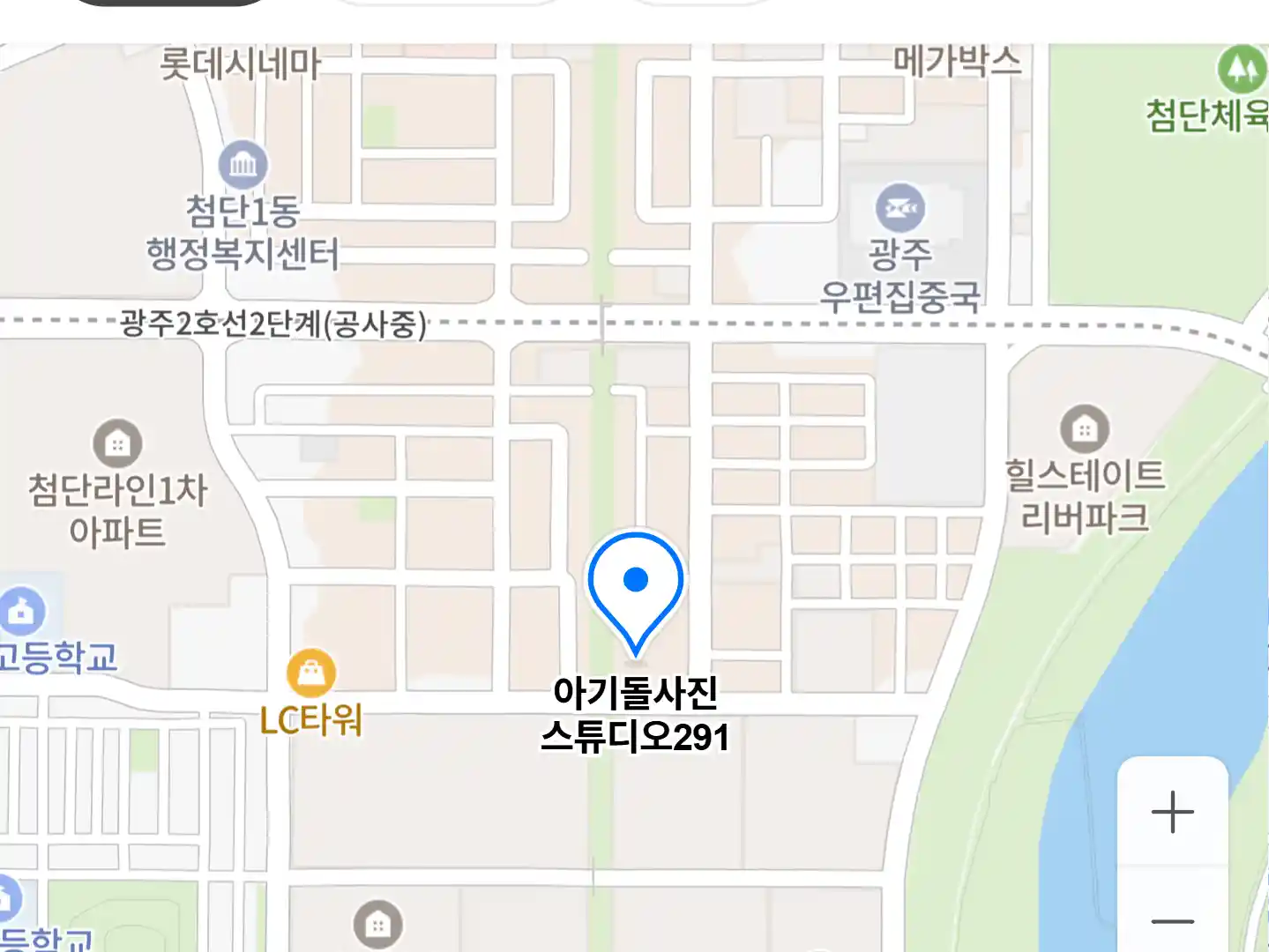 아기돌사진 스튜디오291 위치