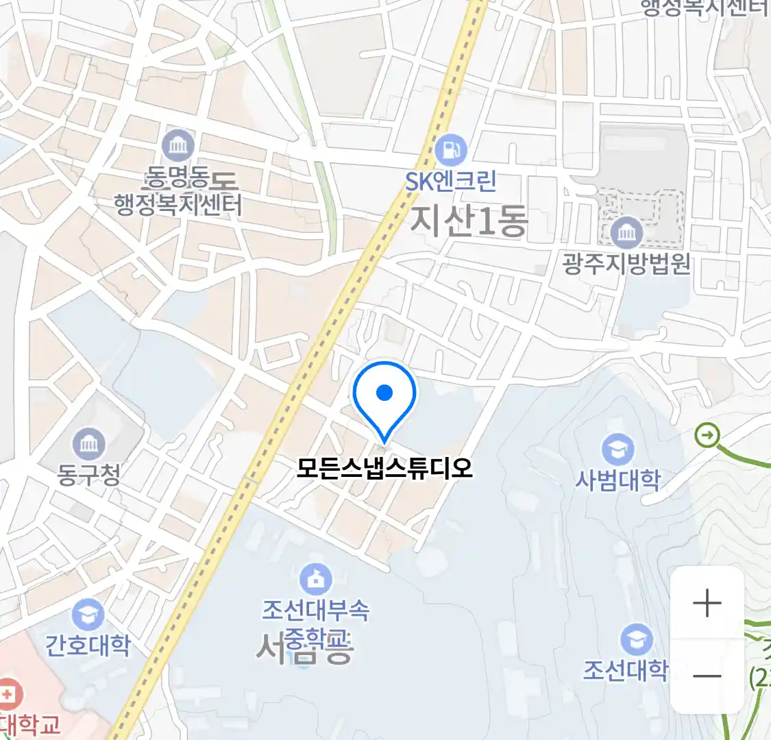 모든스냅스튜디오 위치