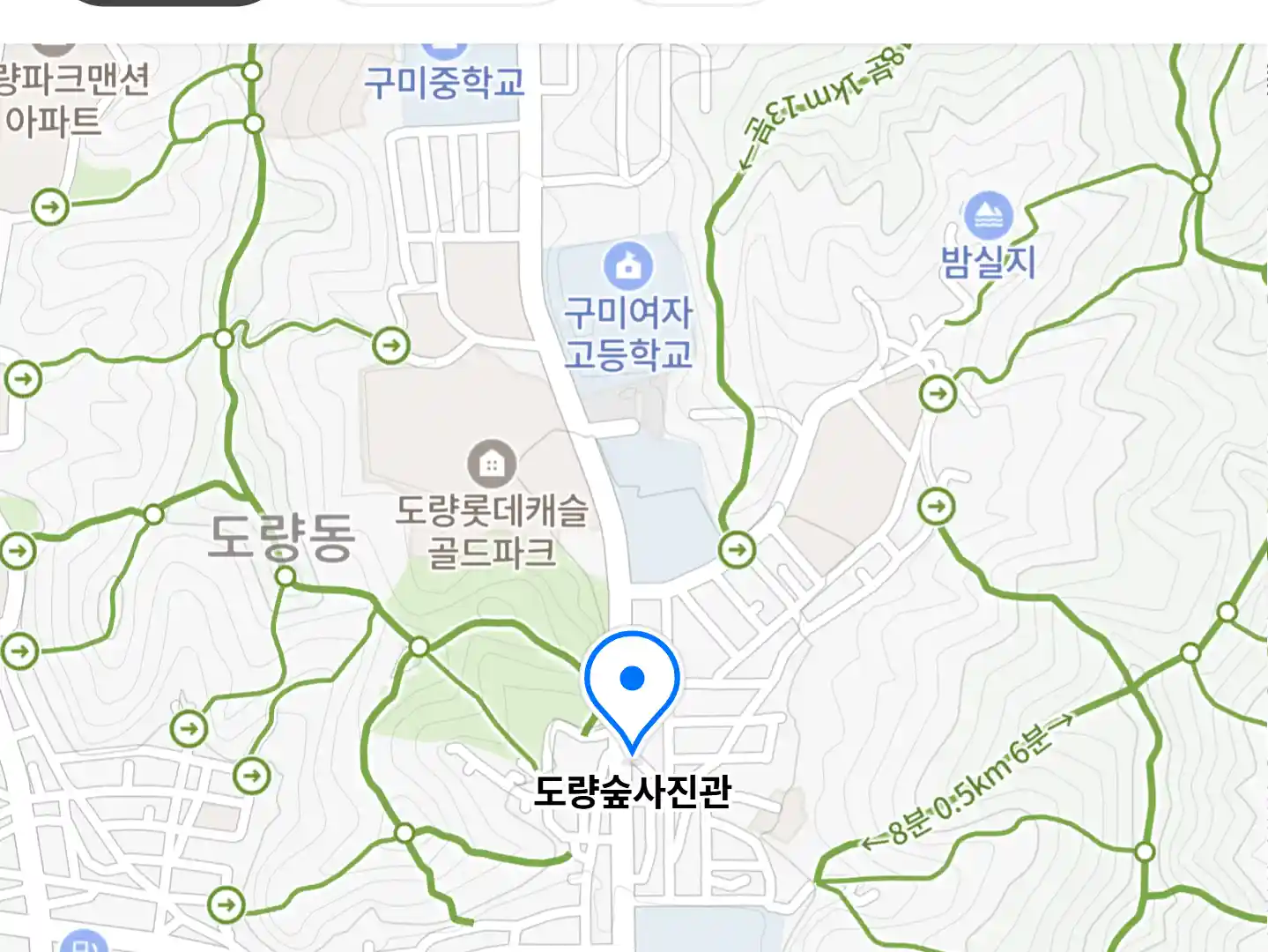 도량숲사진관 위치