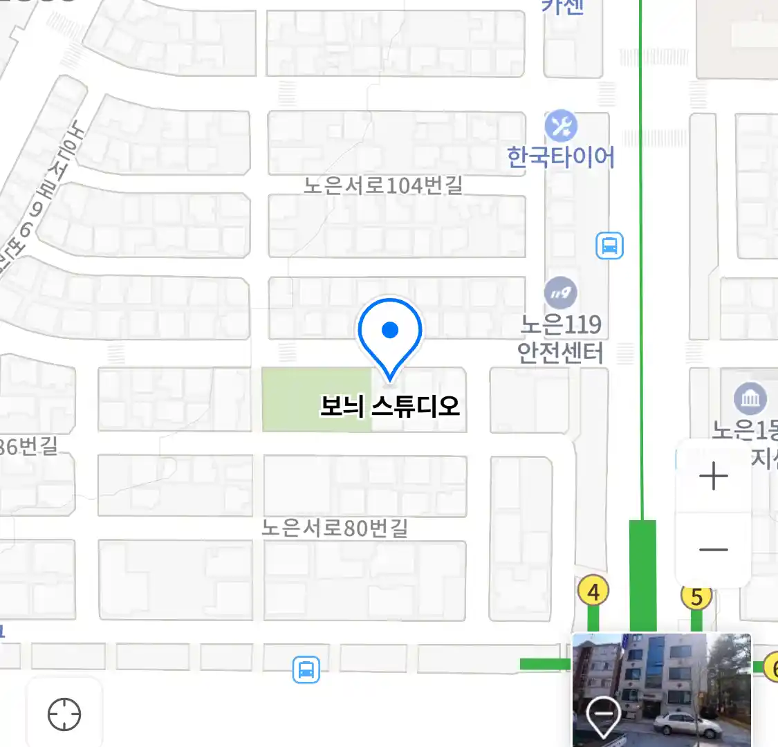 보늬 스튜디오 위치