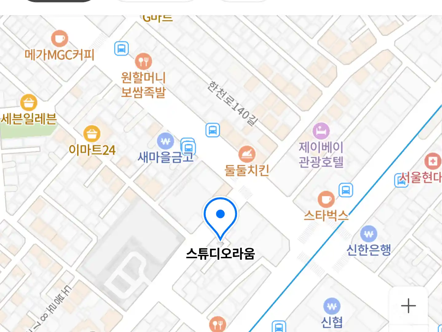 스튜디오라움 위치