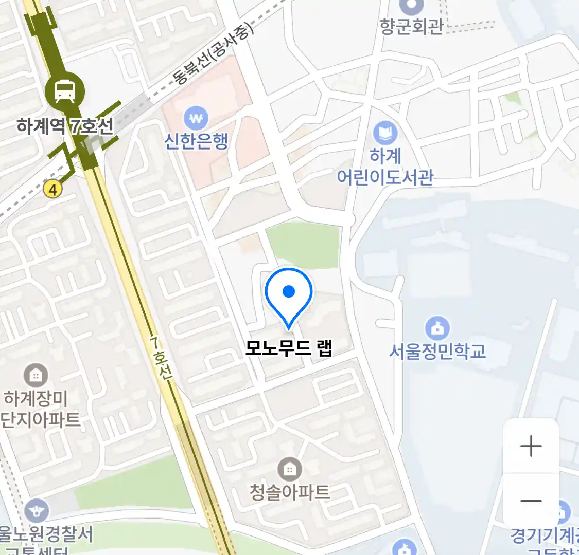 모노무드 랩 위치