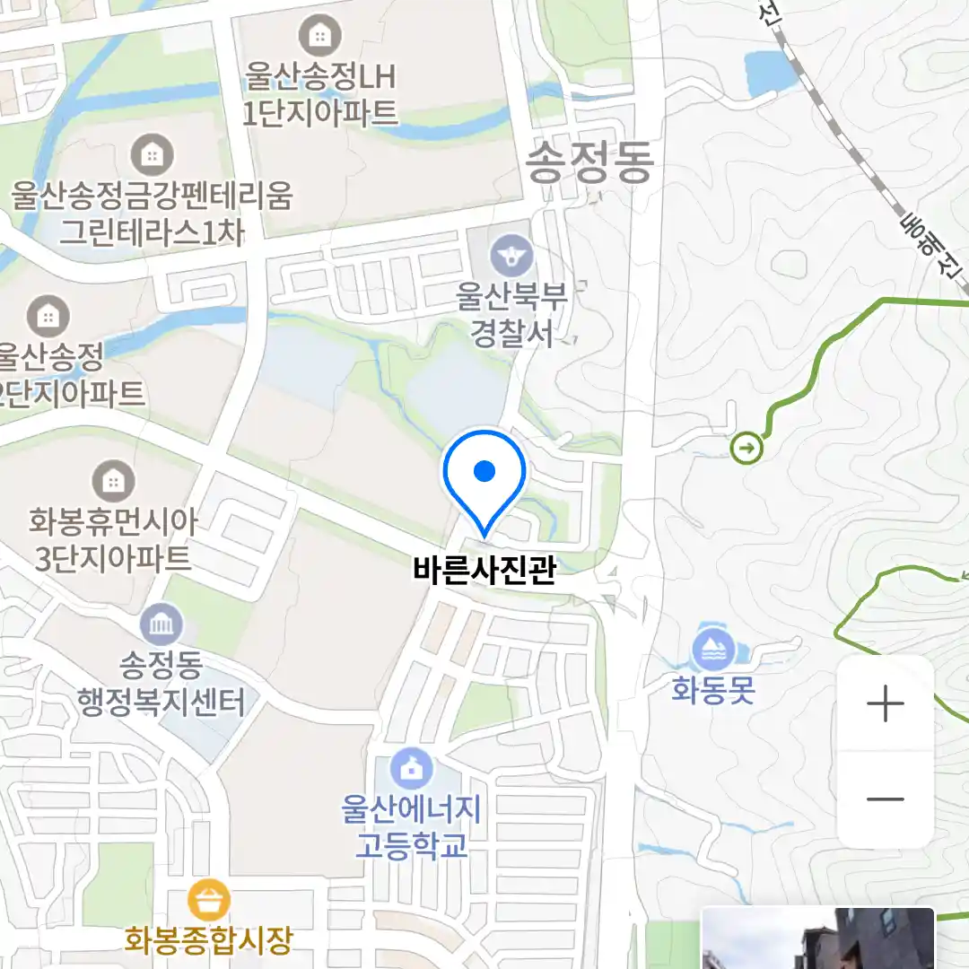 바른사진관 위치