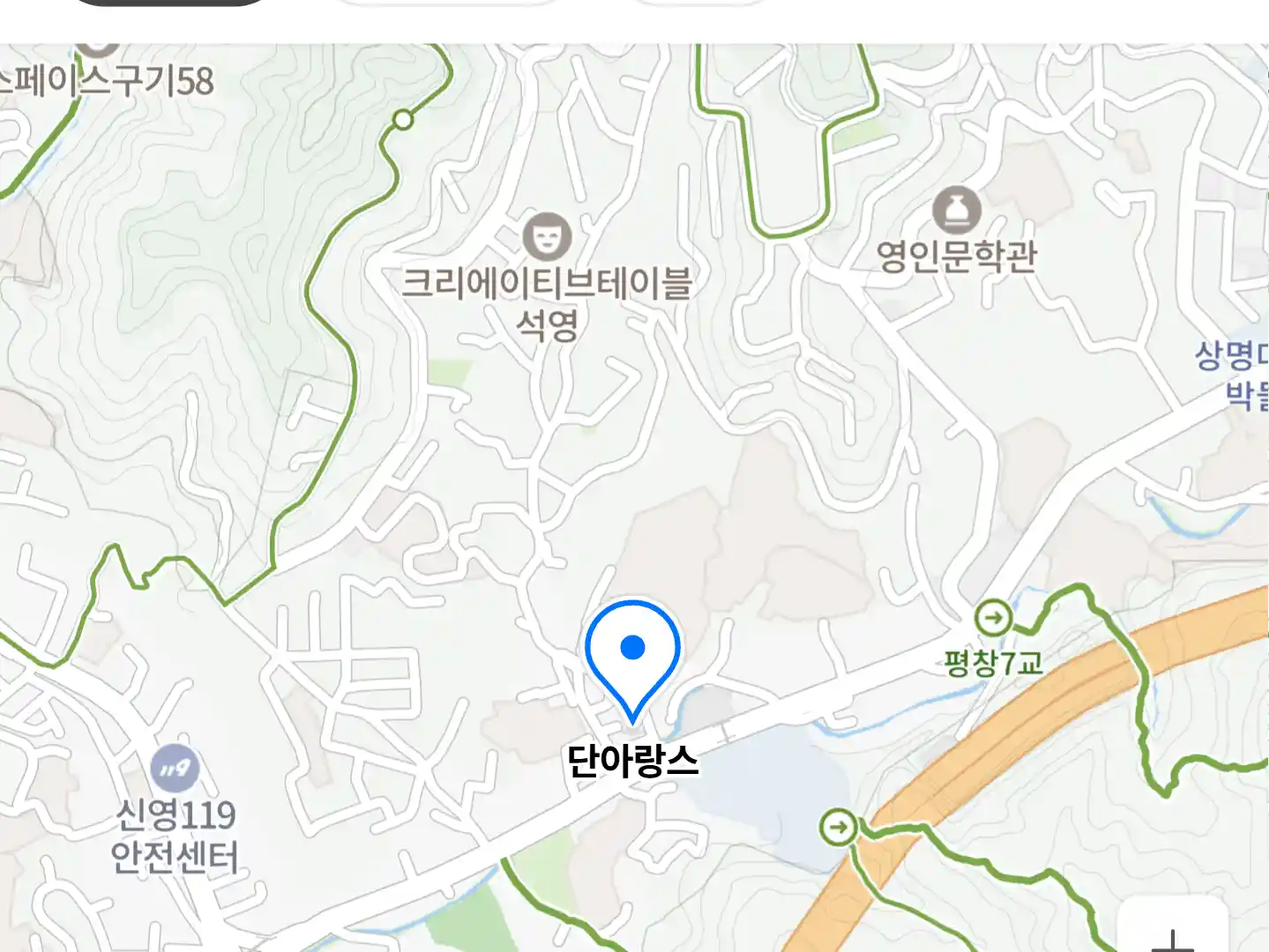 단아랑스 위치
