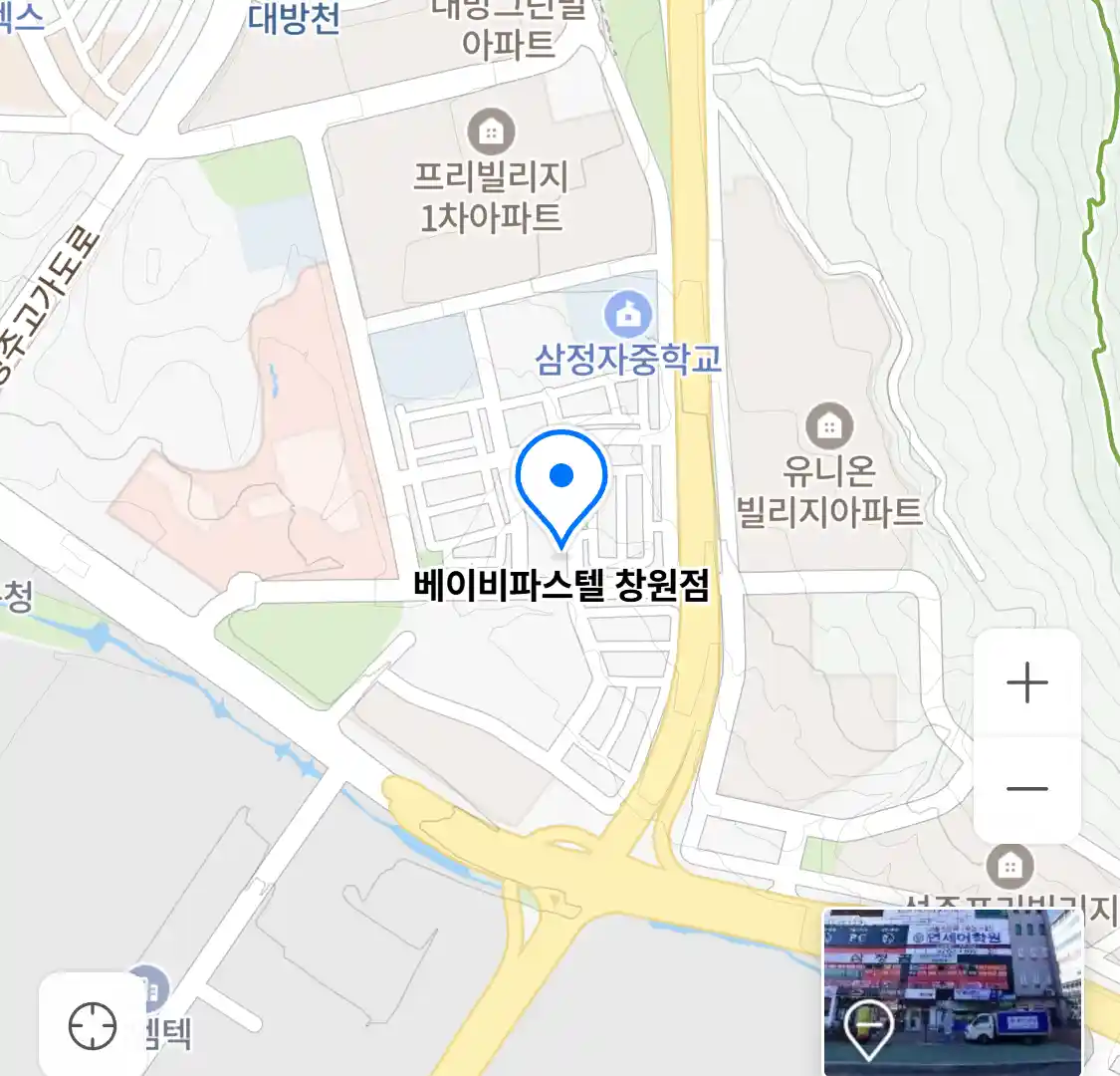 베이비파스텔 창원점 위치