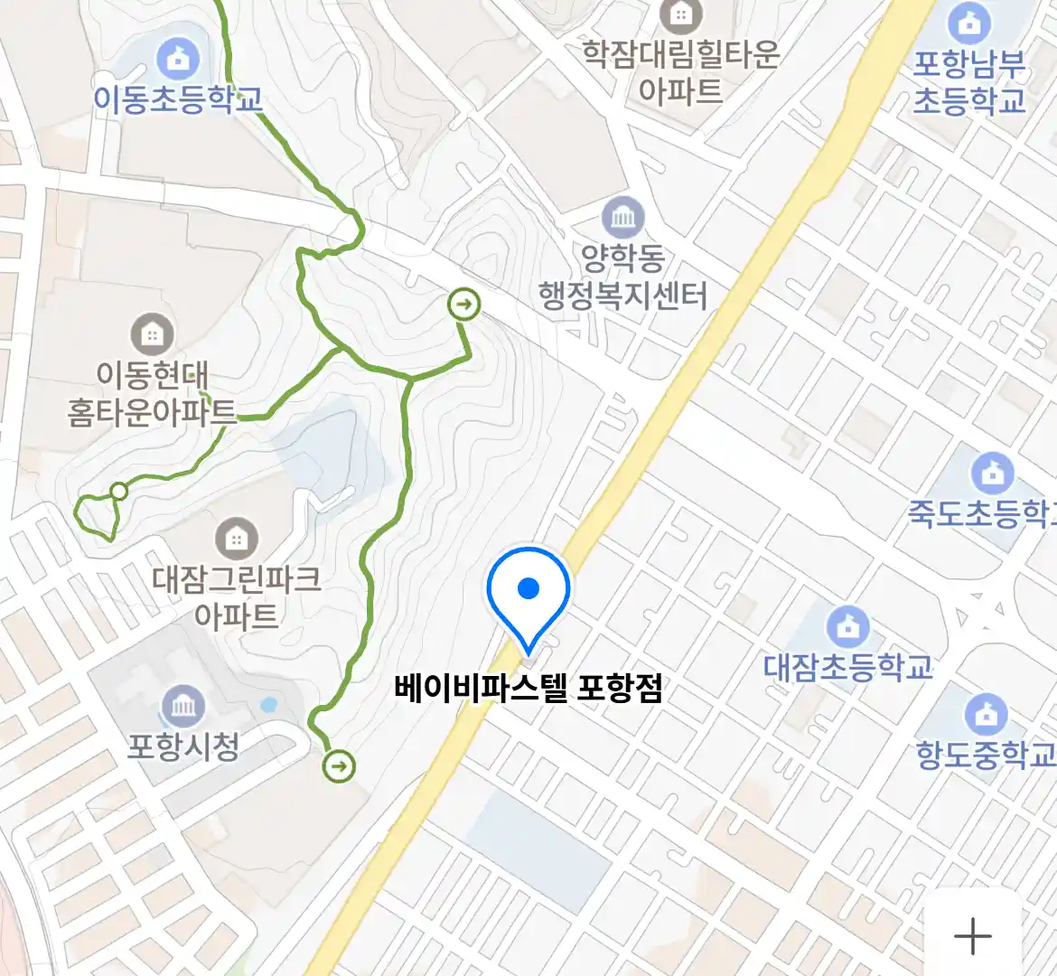 베이비파스텔 포항점 위치
