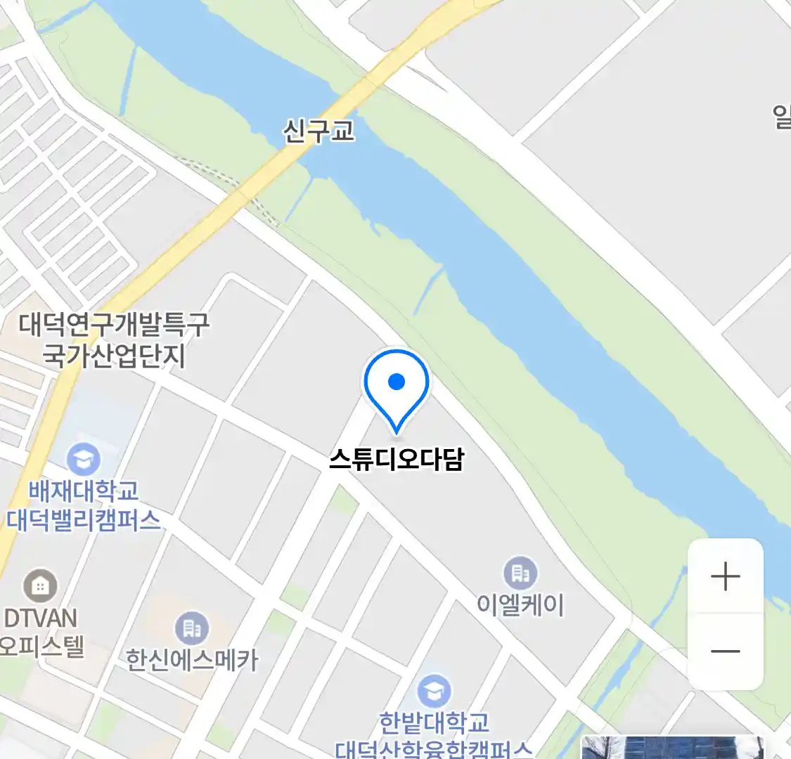 스튜디오다담 위치