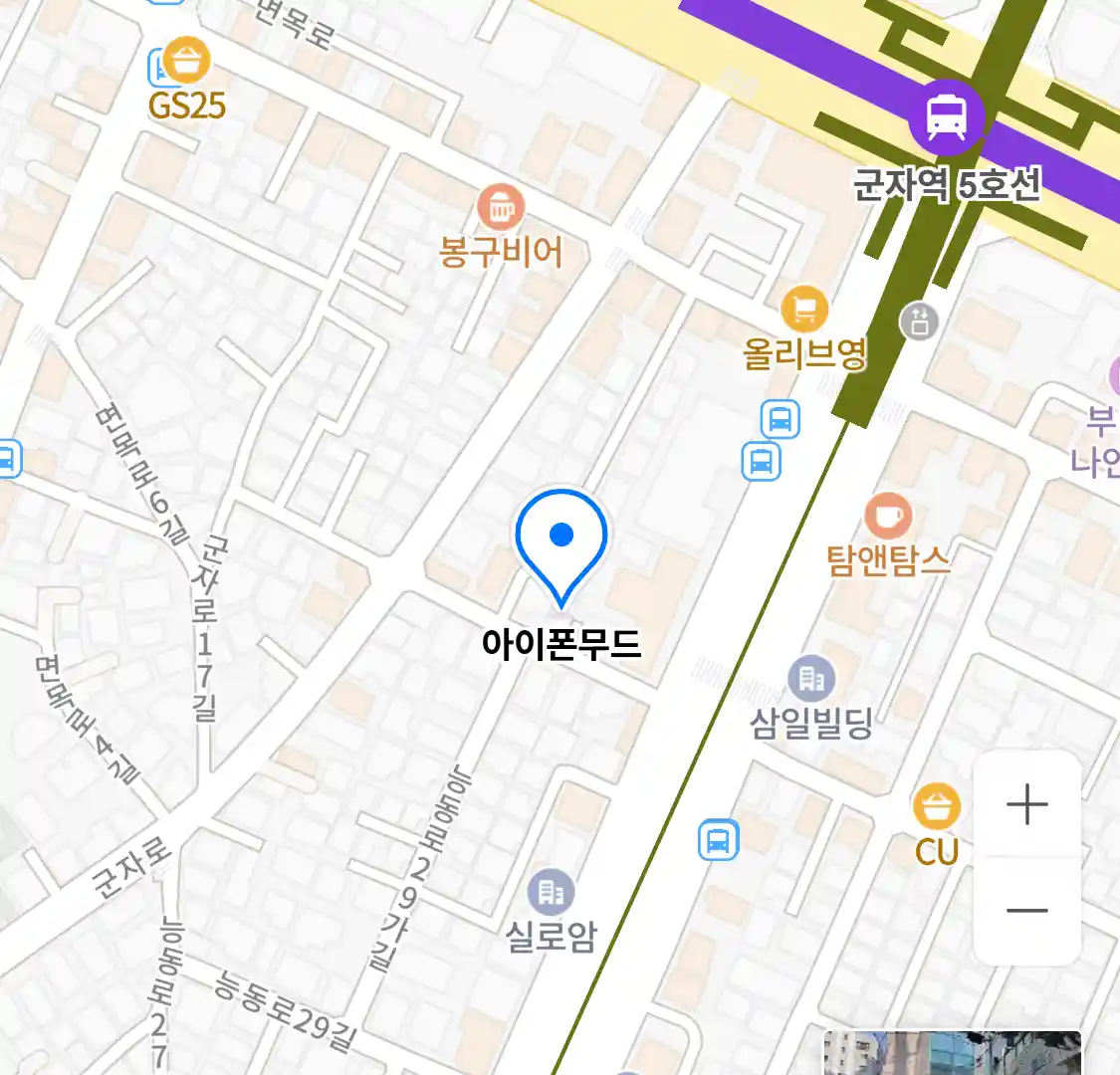 아이폰무드 위치