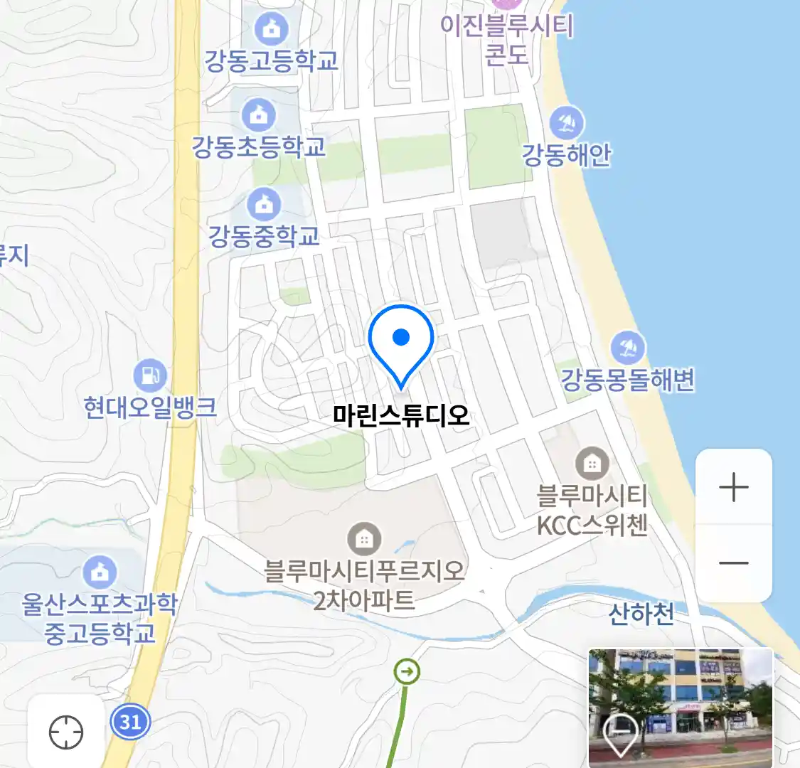 마린스튜디오 위치