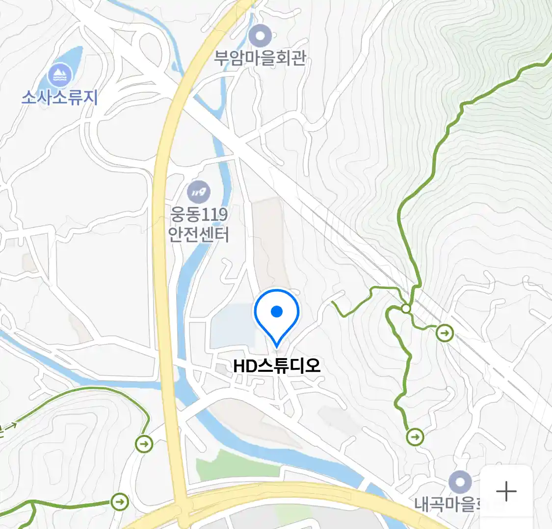 HD스튜디오 지도