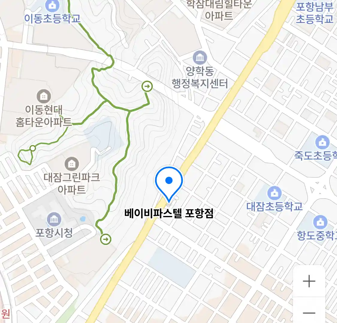 베이비파스텔 포항점 위치