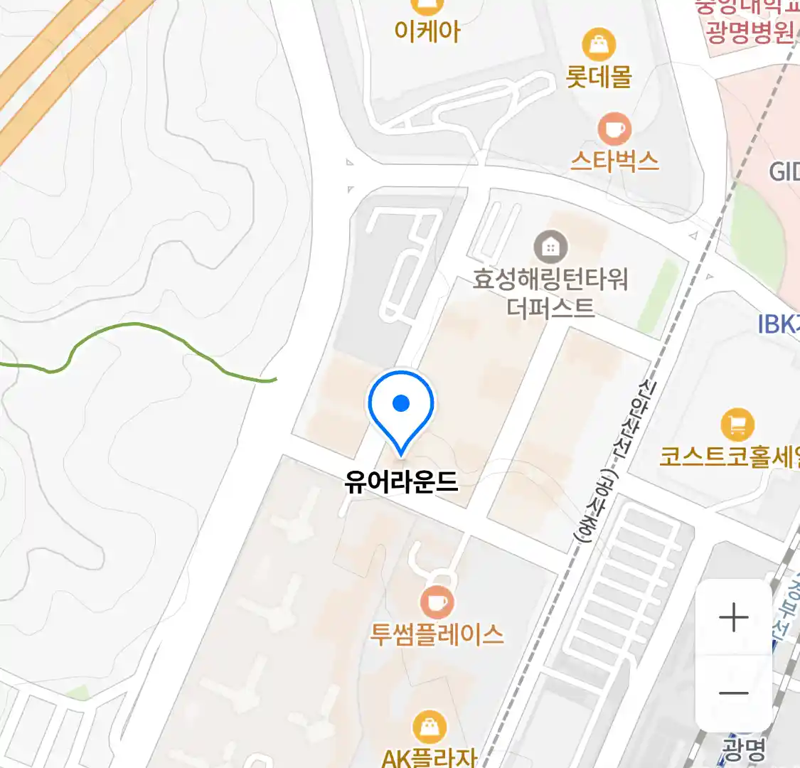 유어라운드 위치