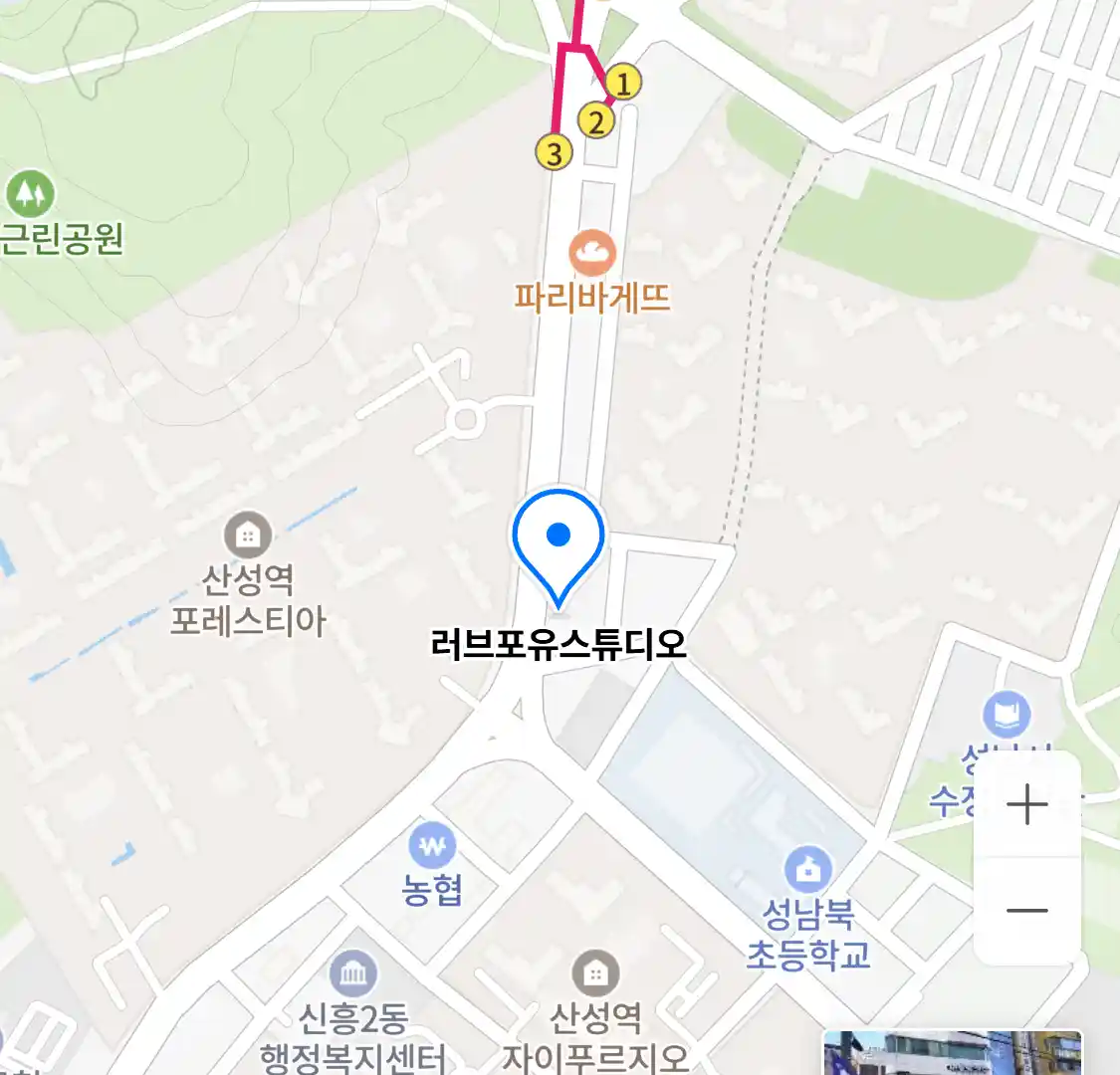 러브포유스튜디오 위치