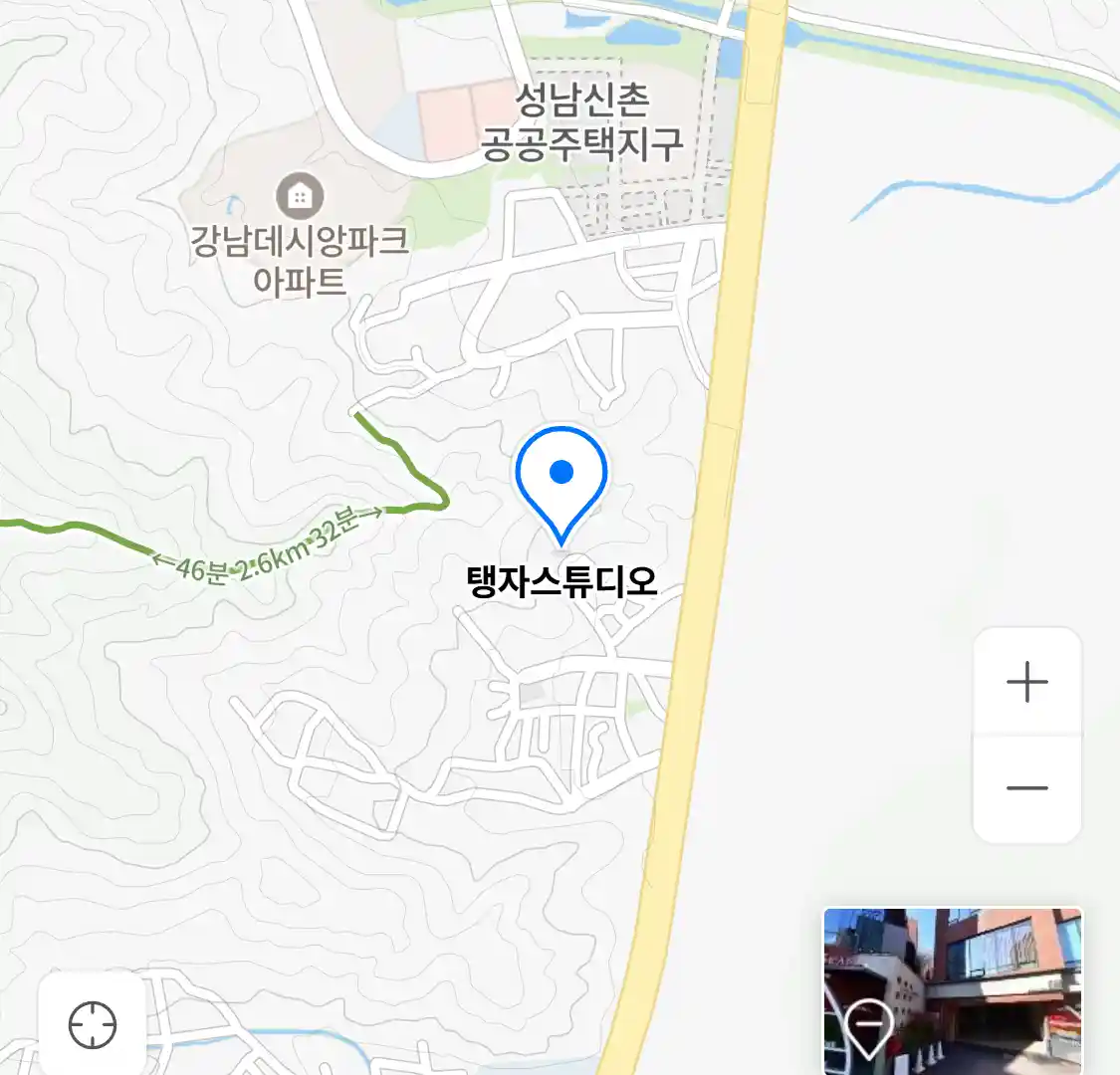 탱자스튜디오 위치