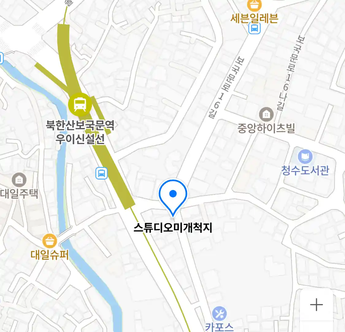 스튜디오미개척지 위치