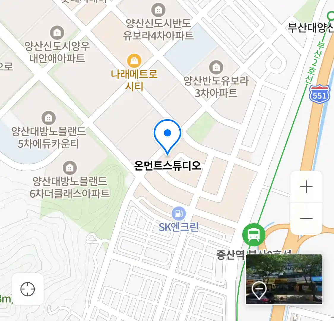 온먼트스튜디오 위치