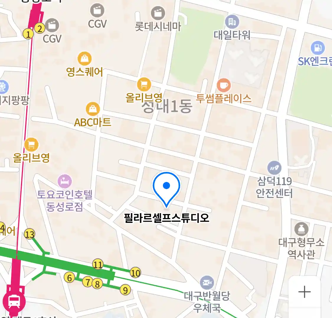 필라르셀프스튜디오 위치