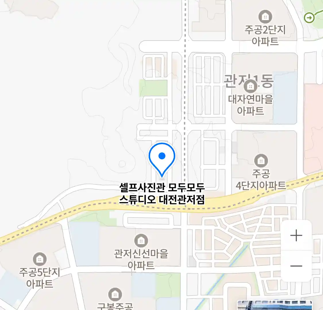 셀프사진관 모두모두 스튜디오 대전관저점 지도
