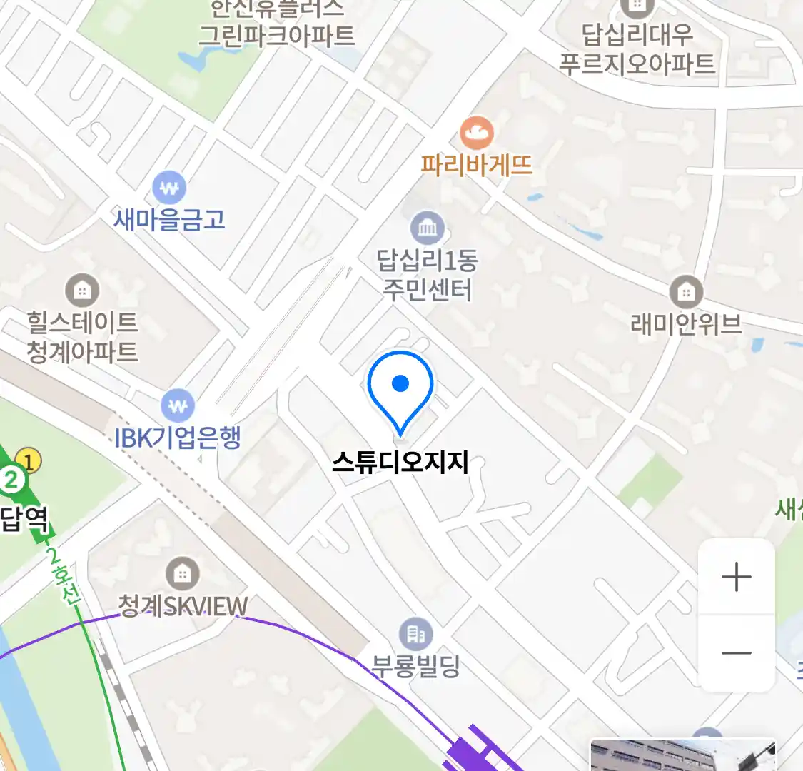 스튜디오지지 위치