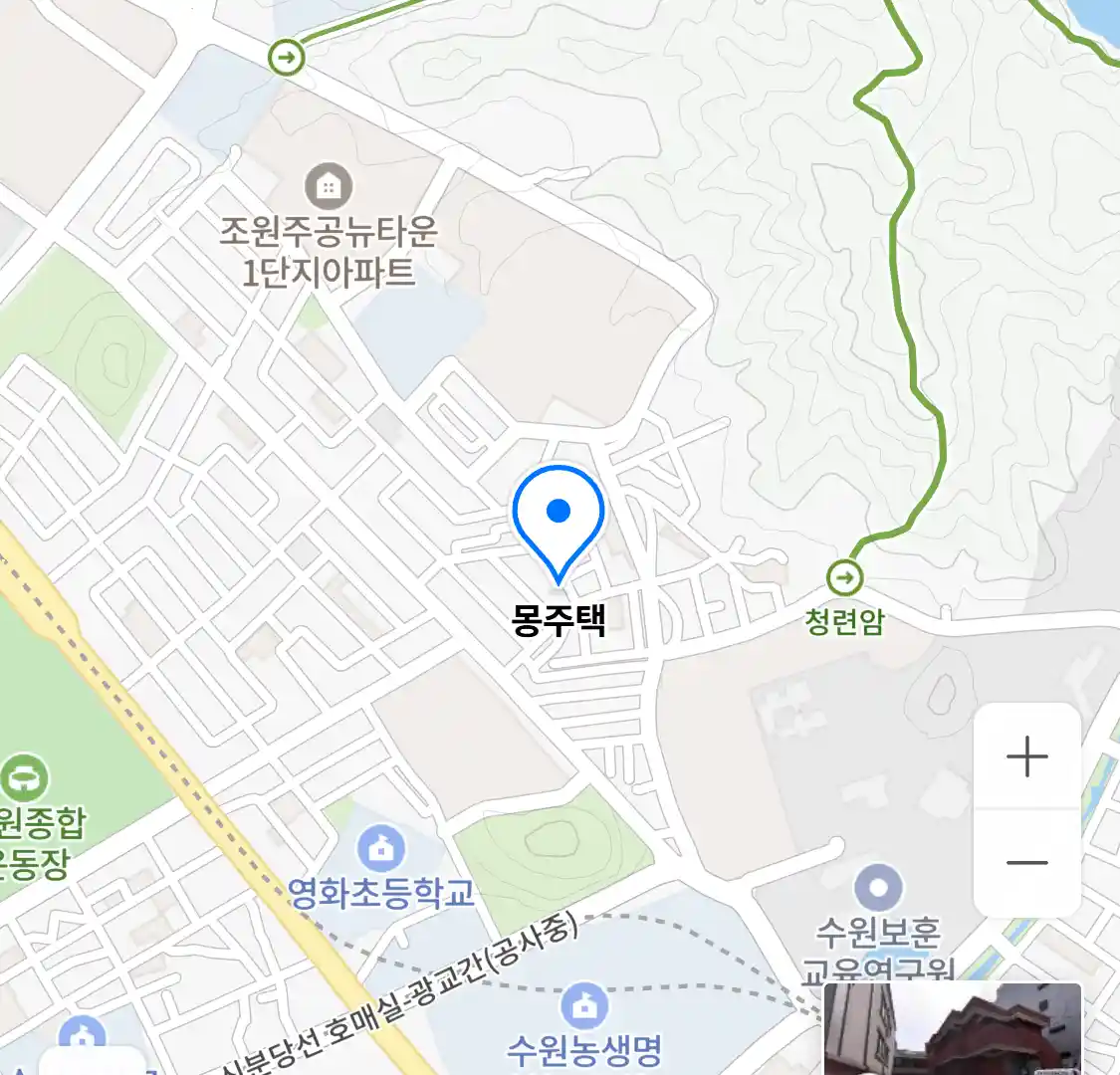 몽주택 위치