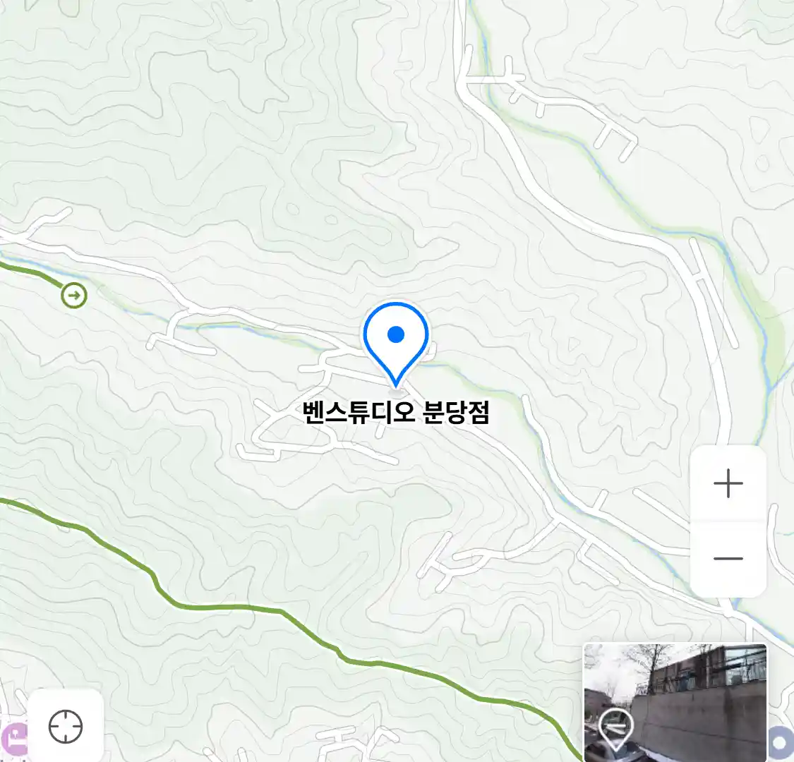 벤스튜디오 분당점 위치