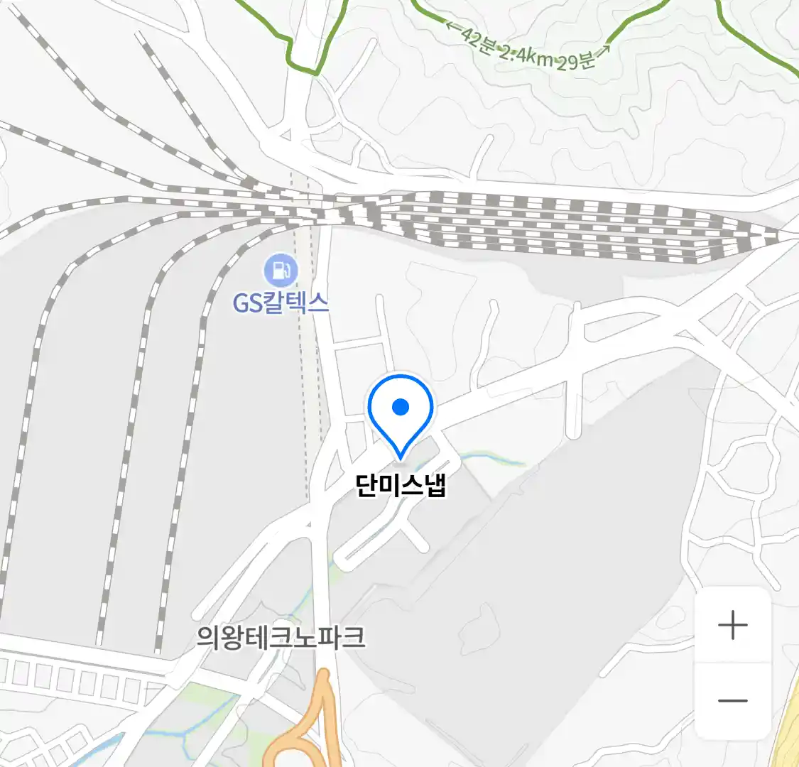 단미스냅 위치