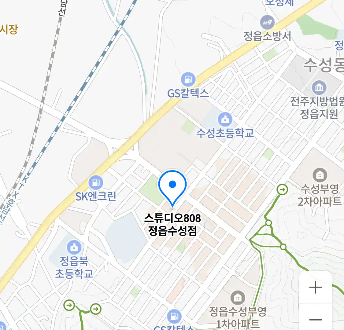 스튜디오808 정읍수성점 위치