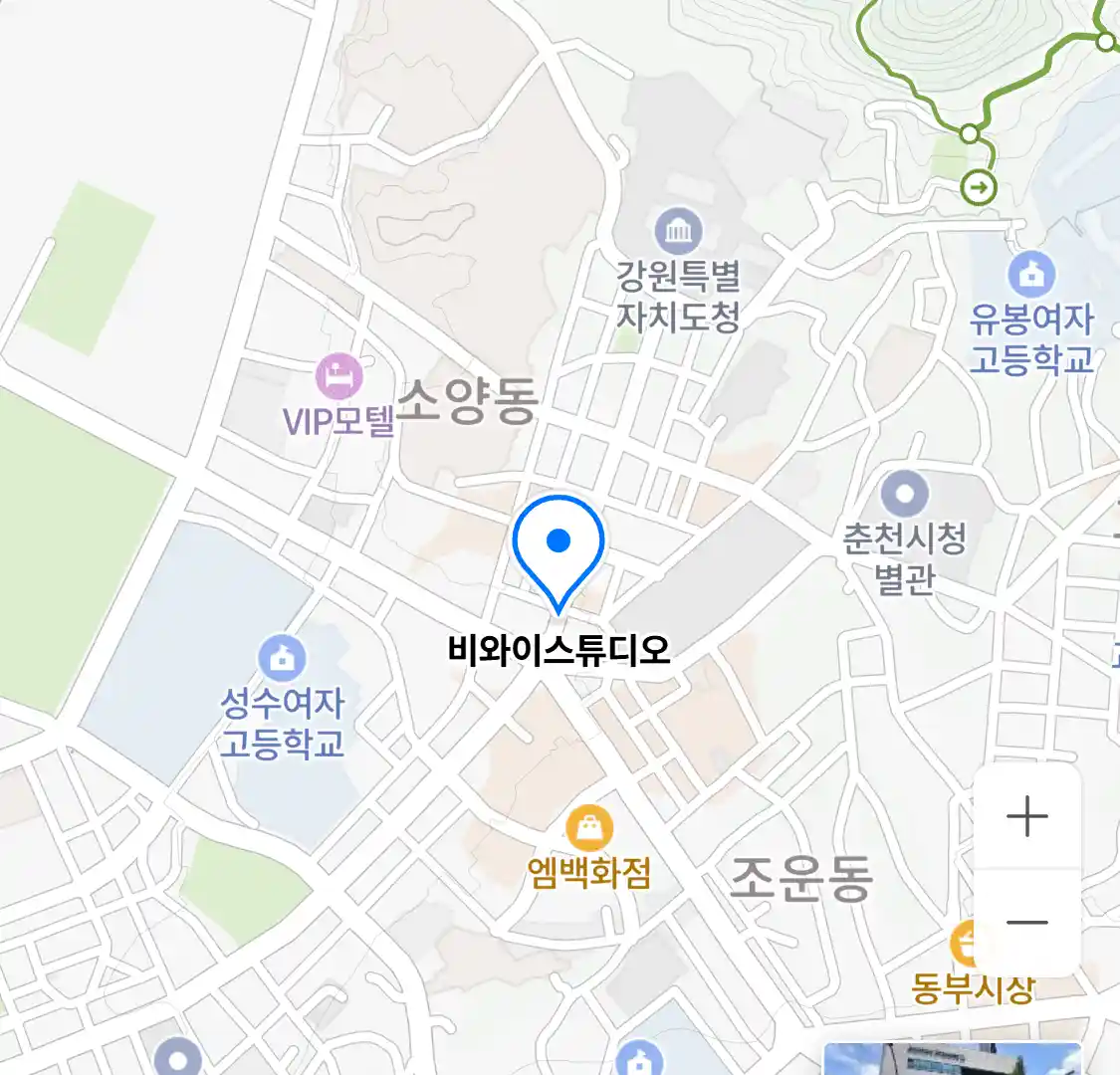비와이스튜디오 위치