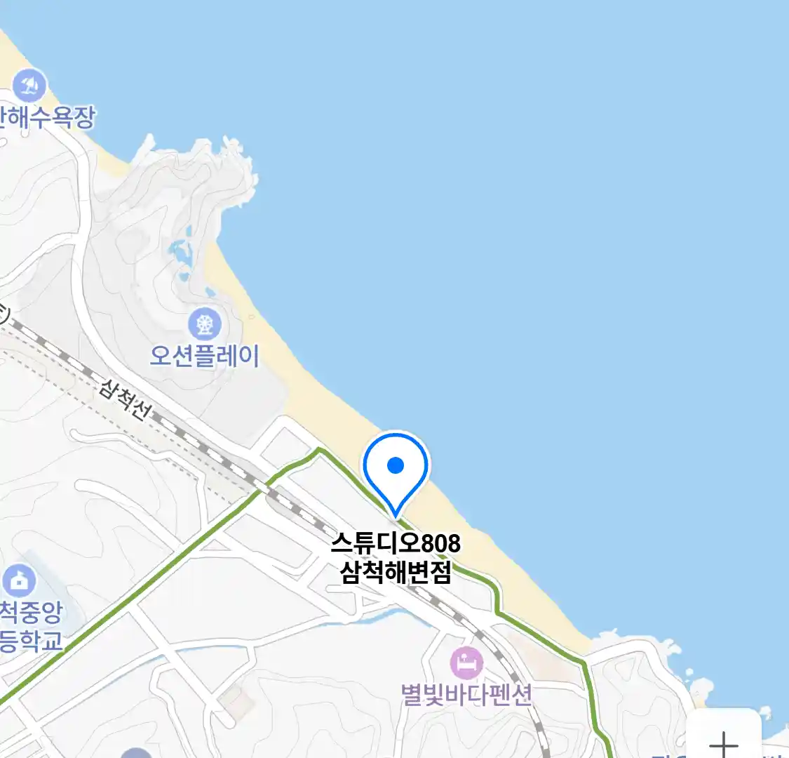 스튜디오808 삼척해변점 위치