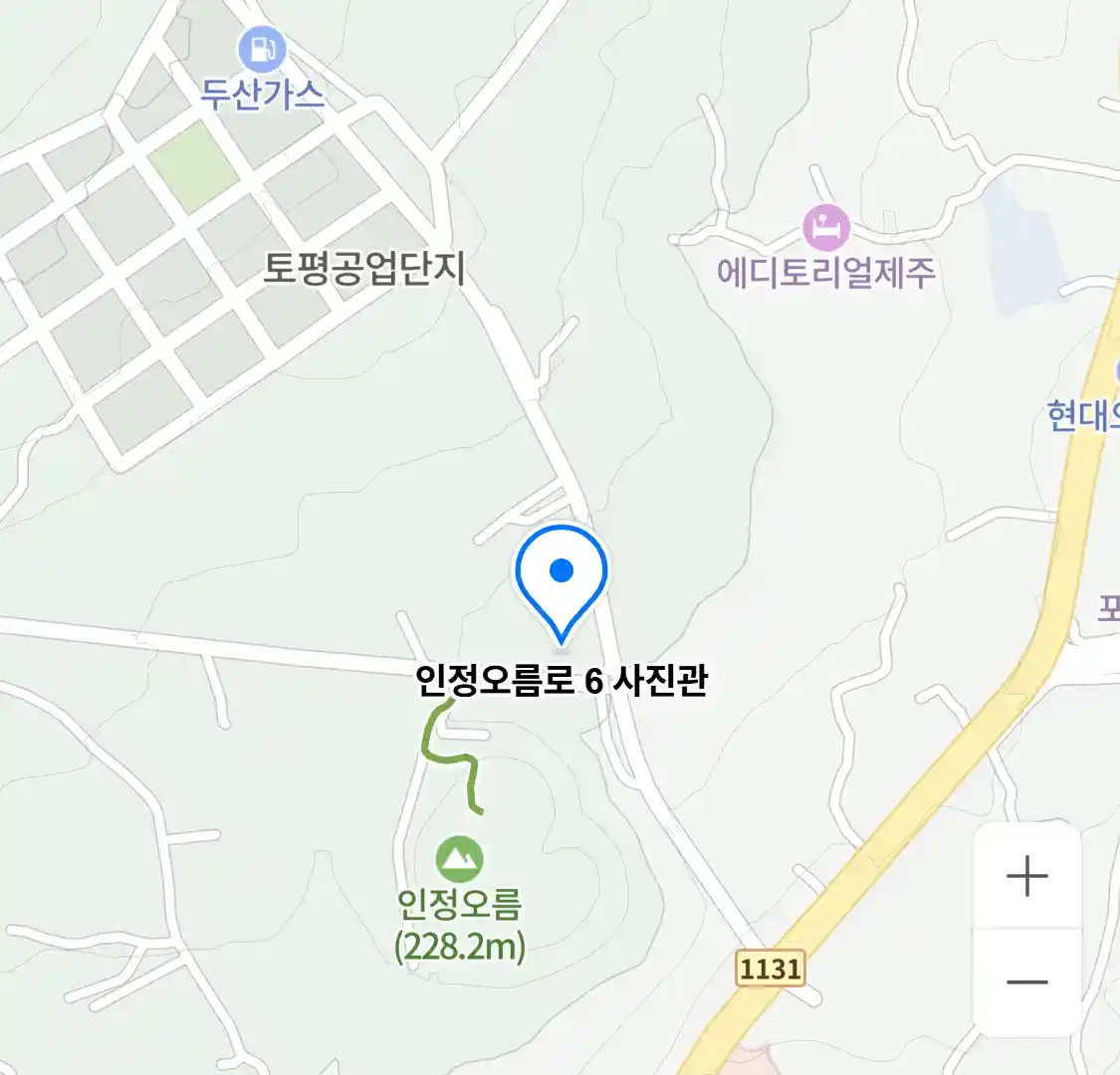 인정오름로 6 사진관 위치