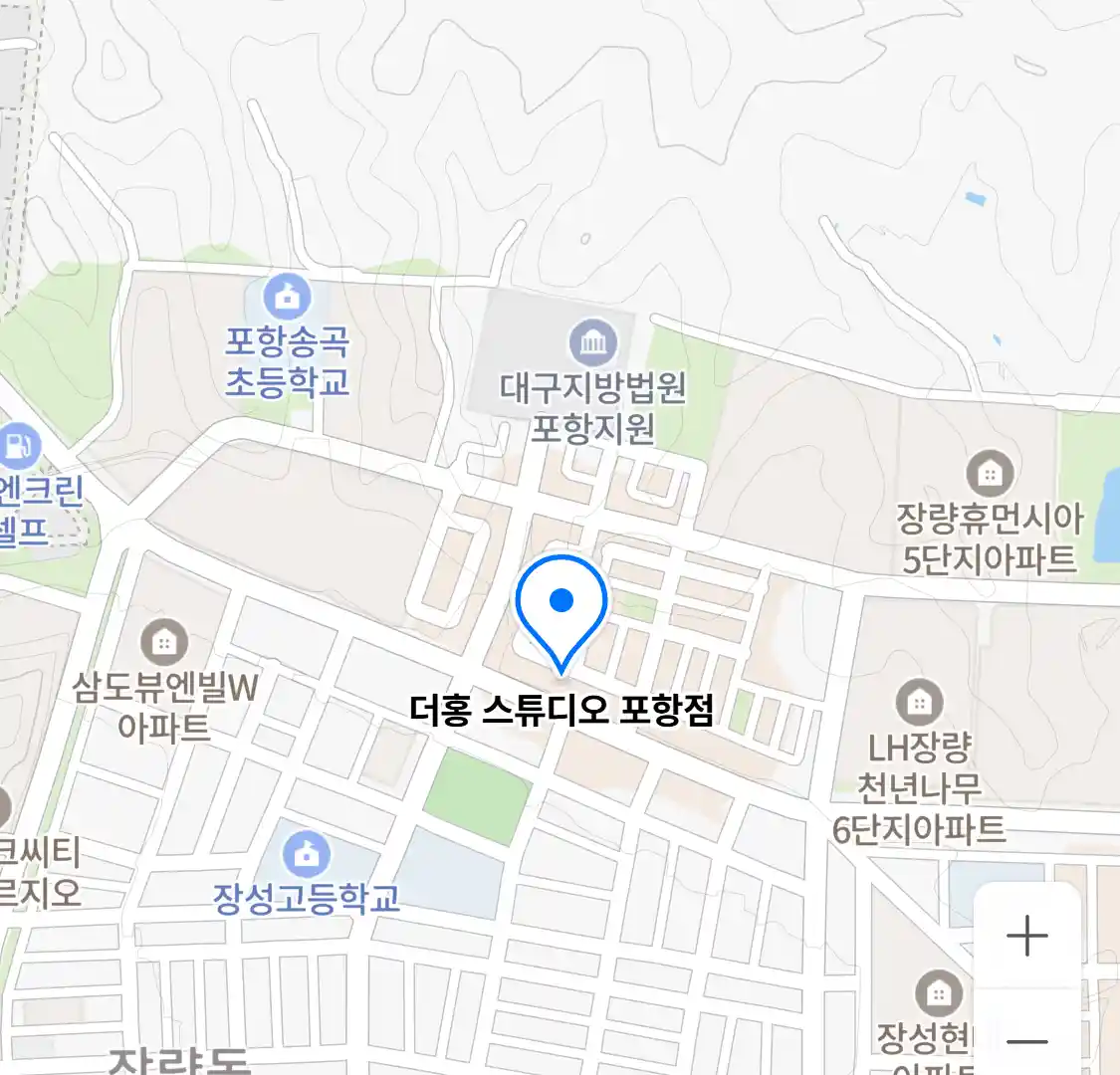 더홍 스튜디오 포항점 위치