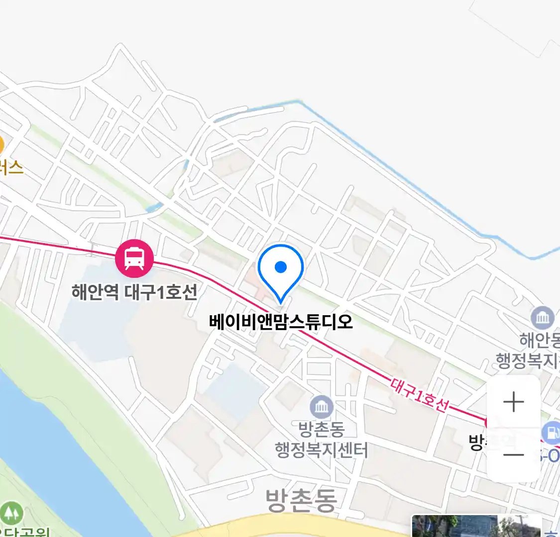 베이비앤맘스튜디오 위치