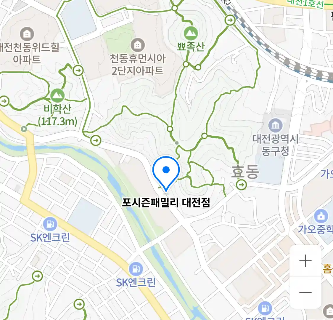 포시즌패밀리 대전점 위치