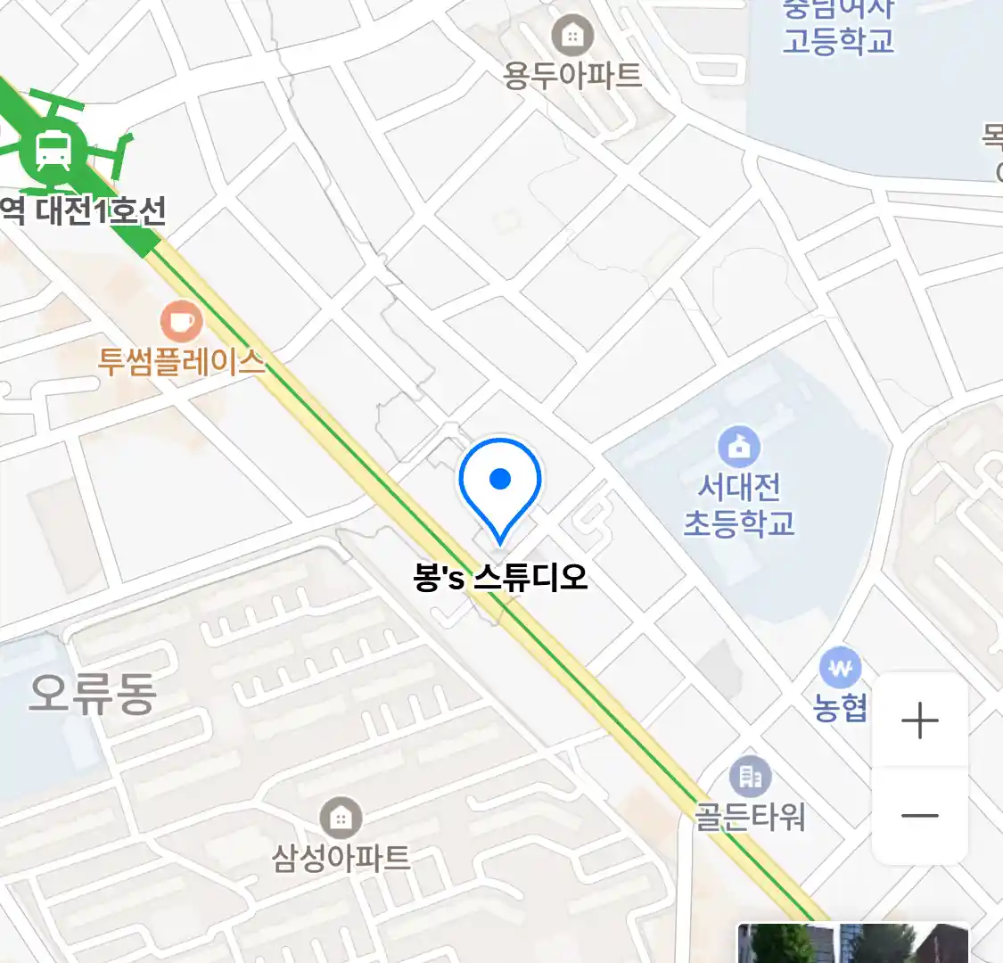 봉's 스튜디오 위치