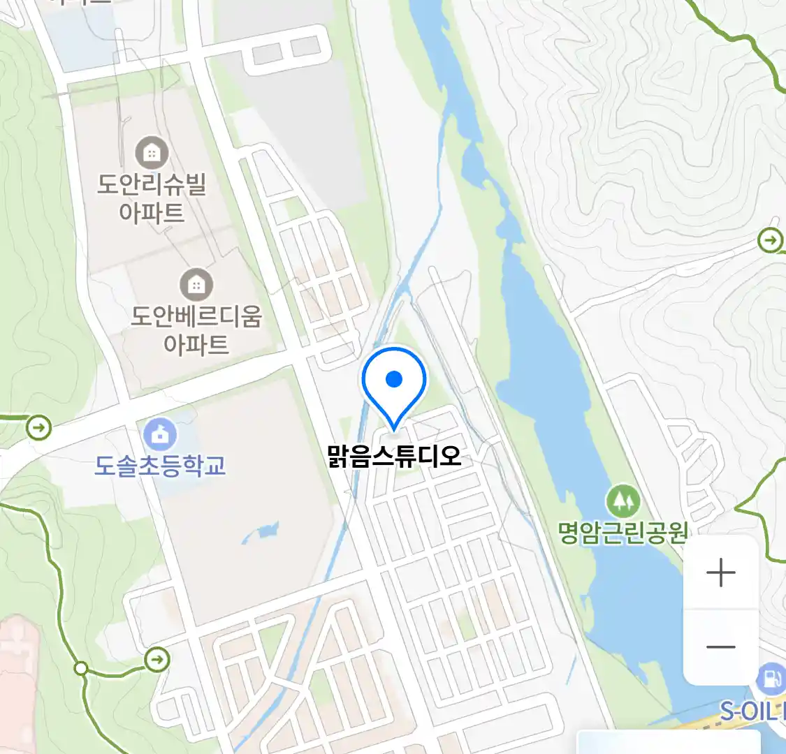 맑음스튜디오 위치