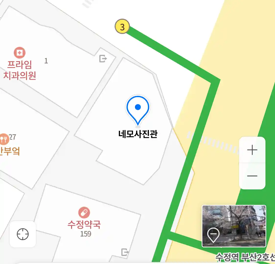 네모사진관 지도