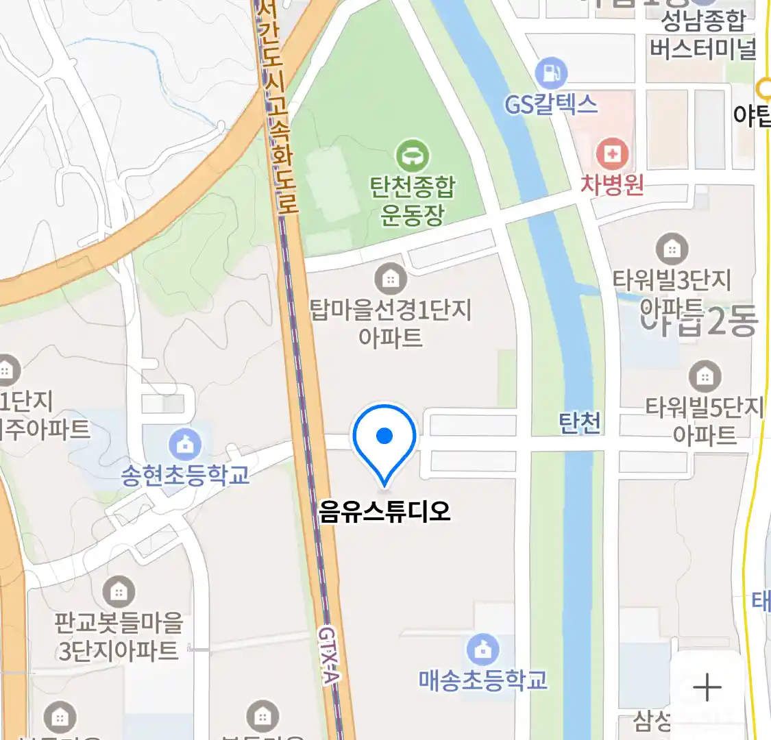 음유스튜디오 위치