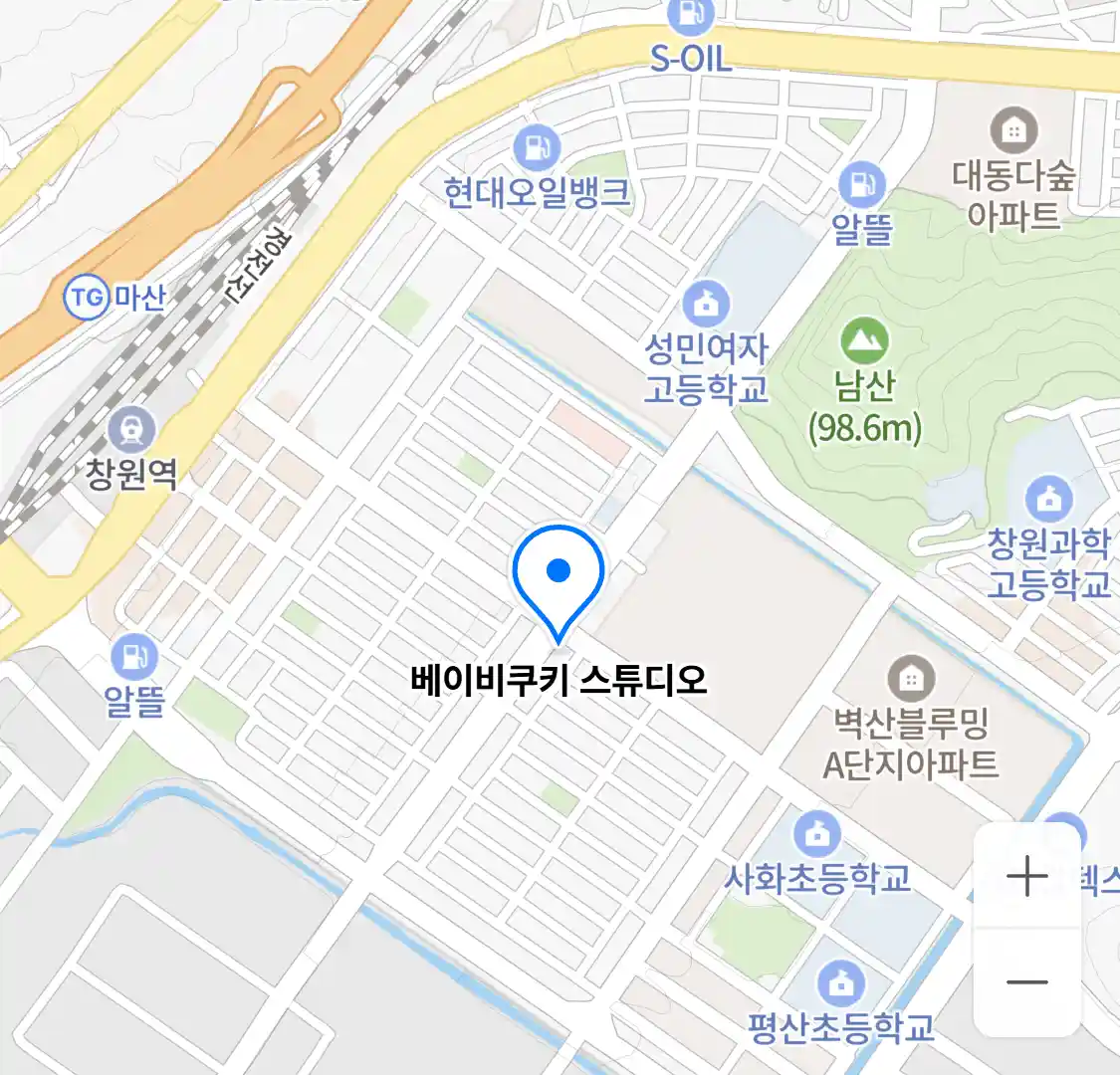 베이비쿠키 스튜디오 위치