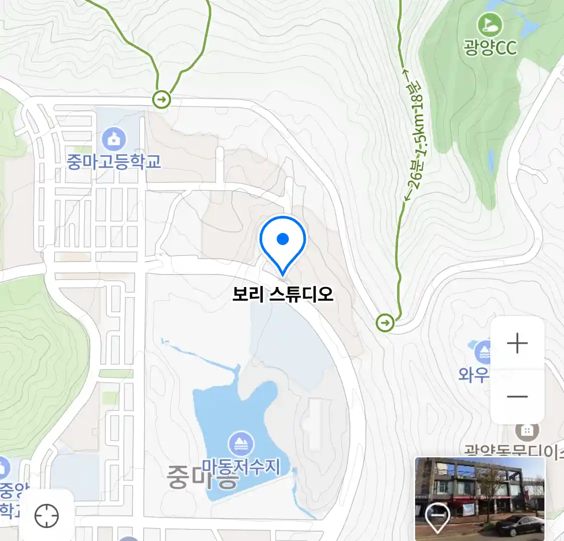 보리 스튜디오 위치