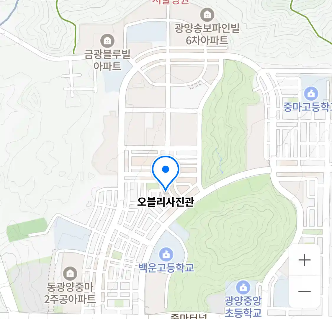 오블리사진관 위치