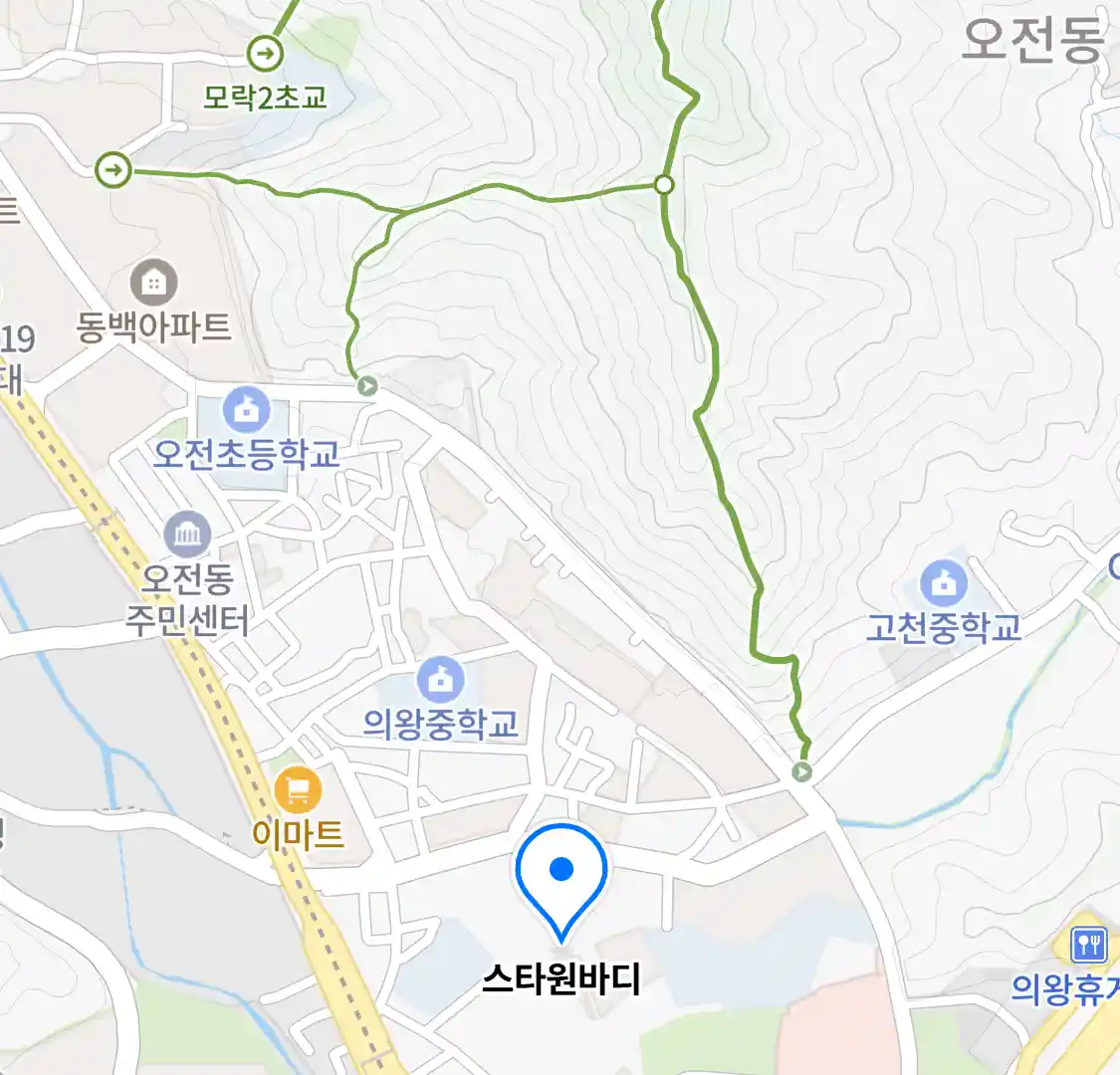스타원바디 위치