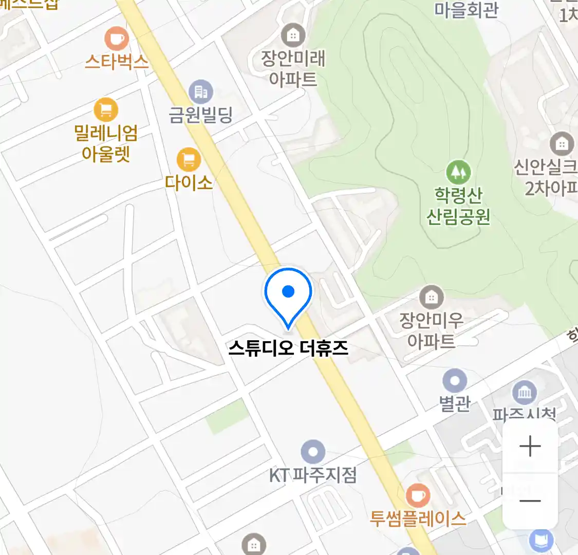 스튜디오 더휴즈 위치