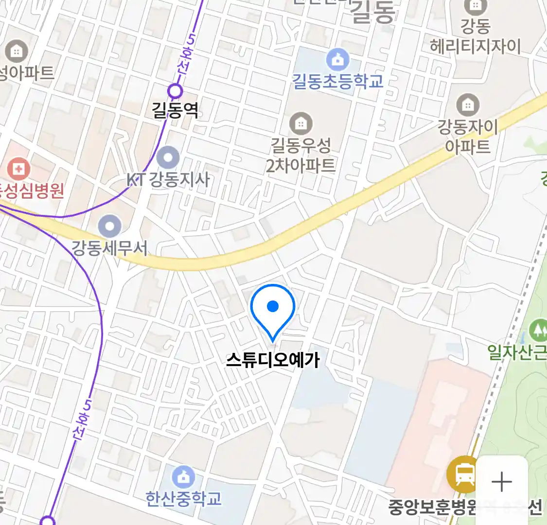 스튜디오예가 위치