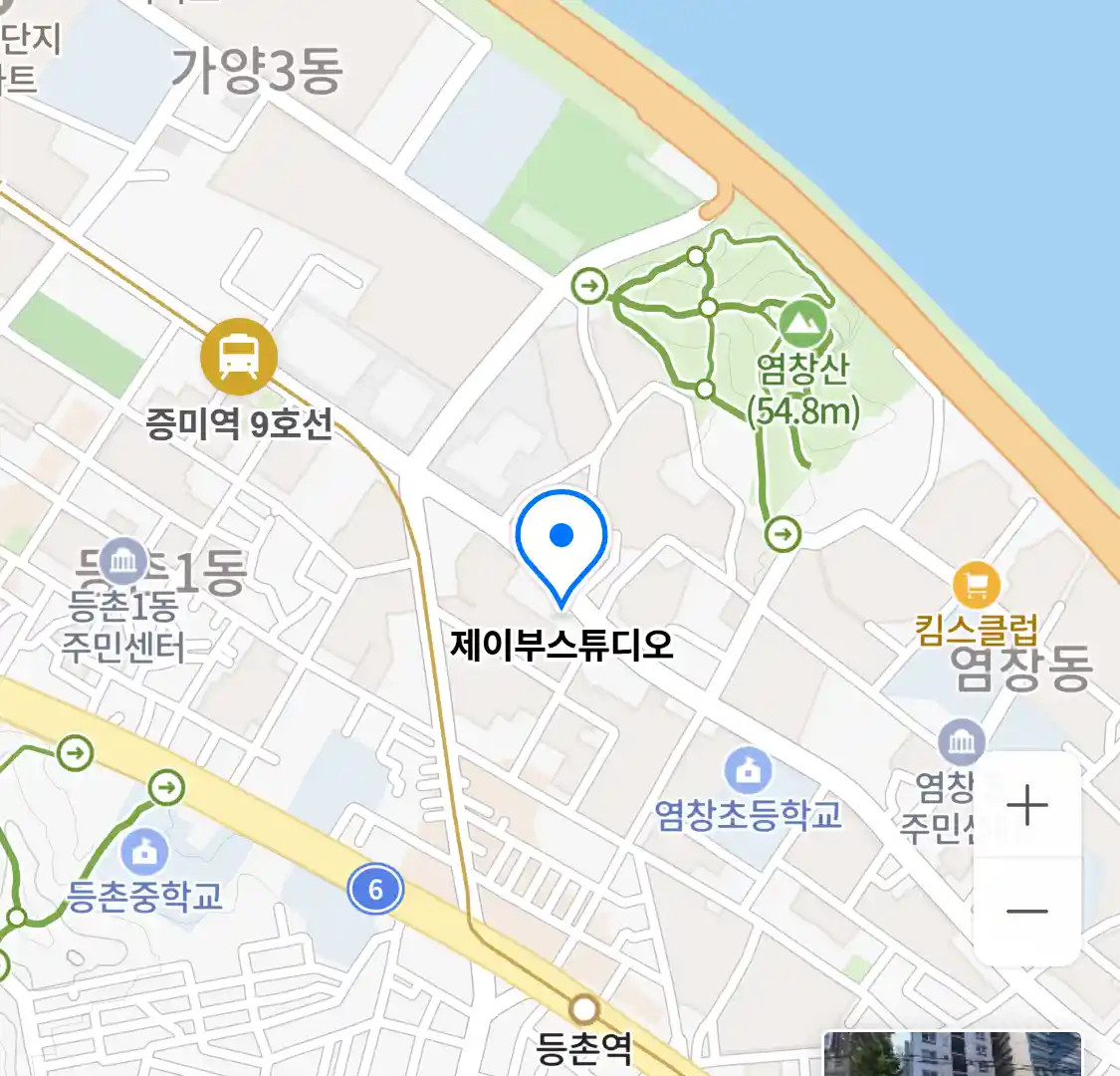 제이부스튜디오 위치