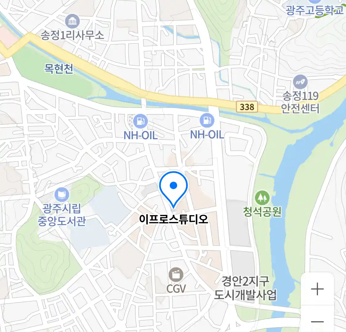이프로스튜디오 위치