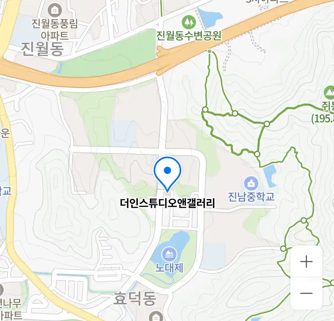 더인스튜디오앤갤러리 위치